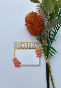 Mother's Day Gift - Love You Because - Mum Mother Granny Grandma - Custom Name