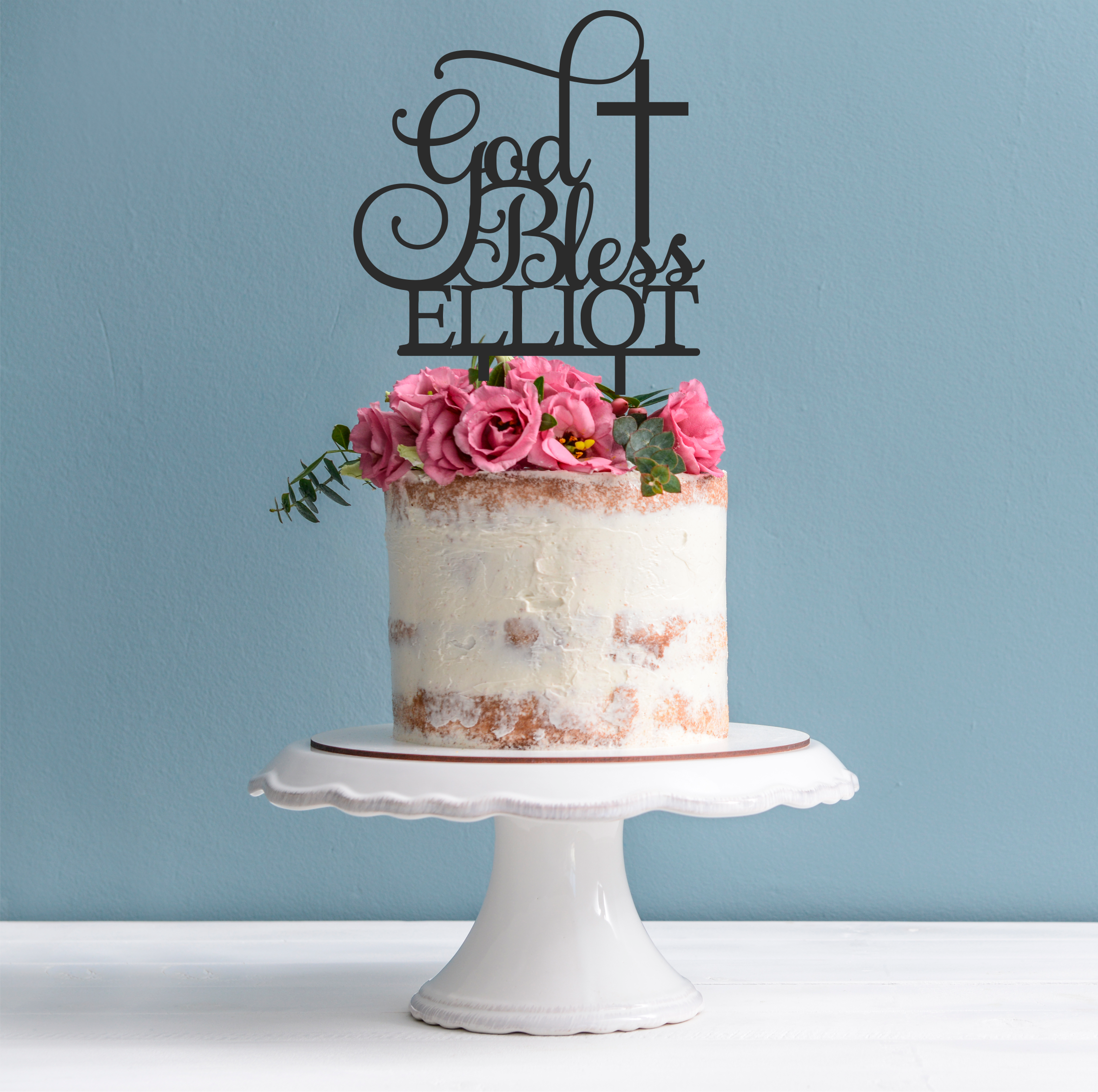 Personalised Cake Toppers, Personalised Wedding Cake Toppers, Glitter Happy Birthday  Cake Topper at Shepherd Delights, Berkshire, UK