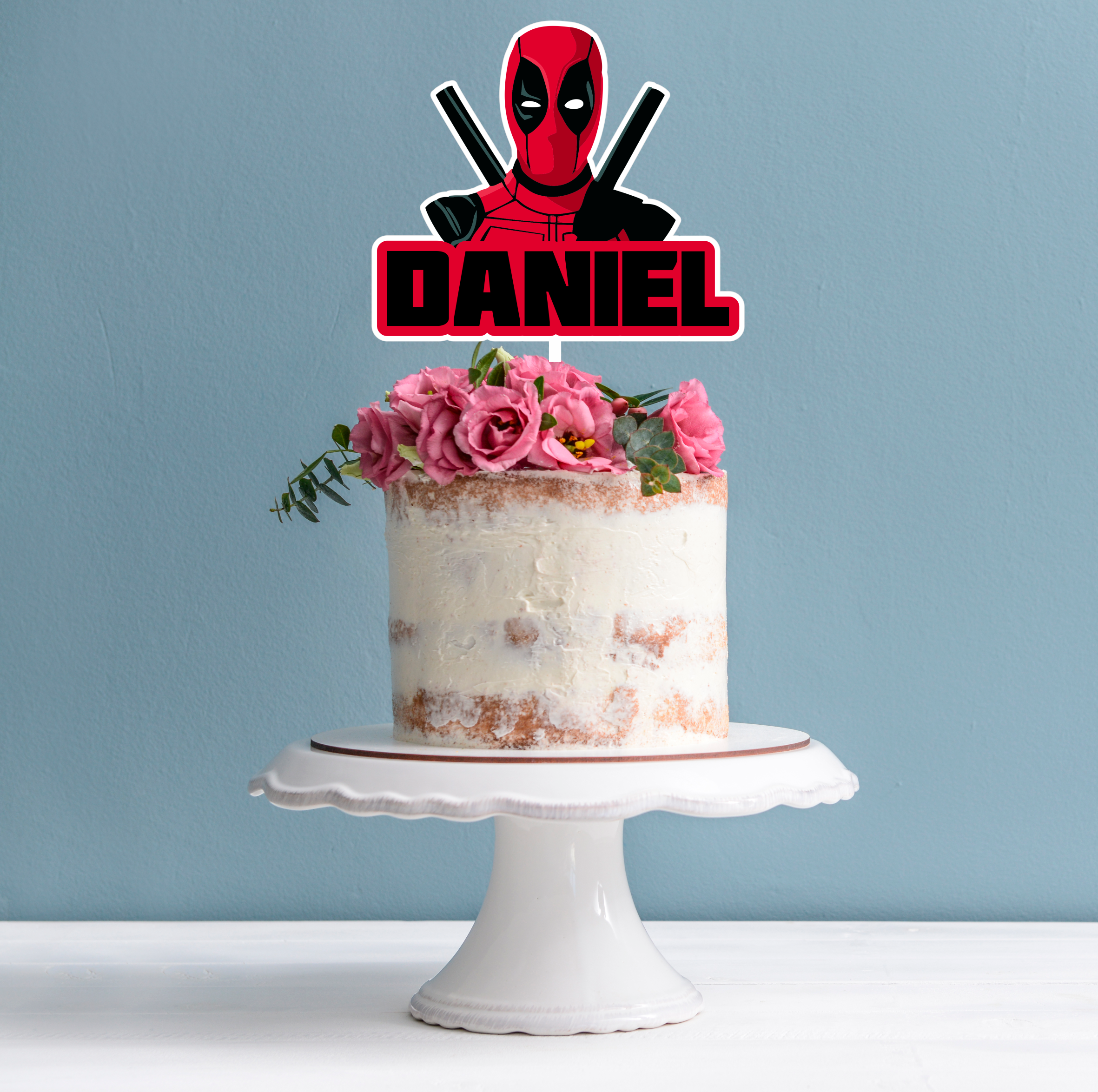 Deadpool Birthday Cake - Flecks Cakes