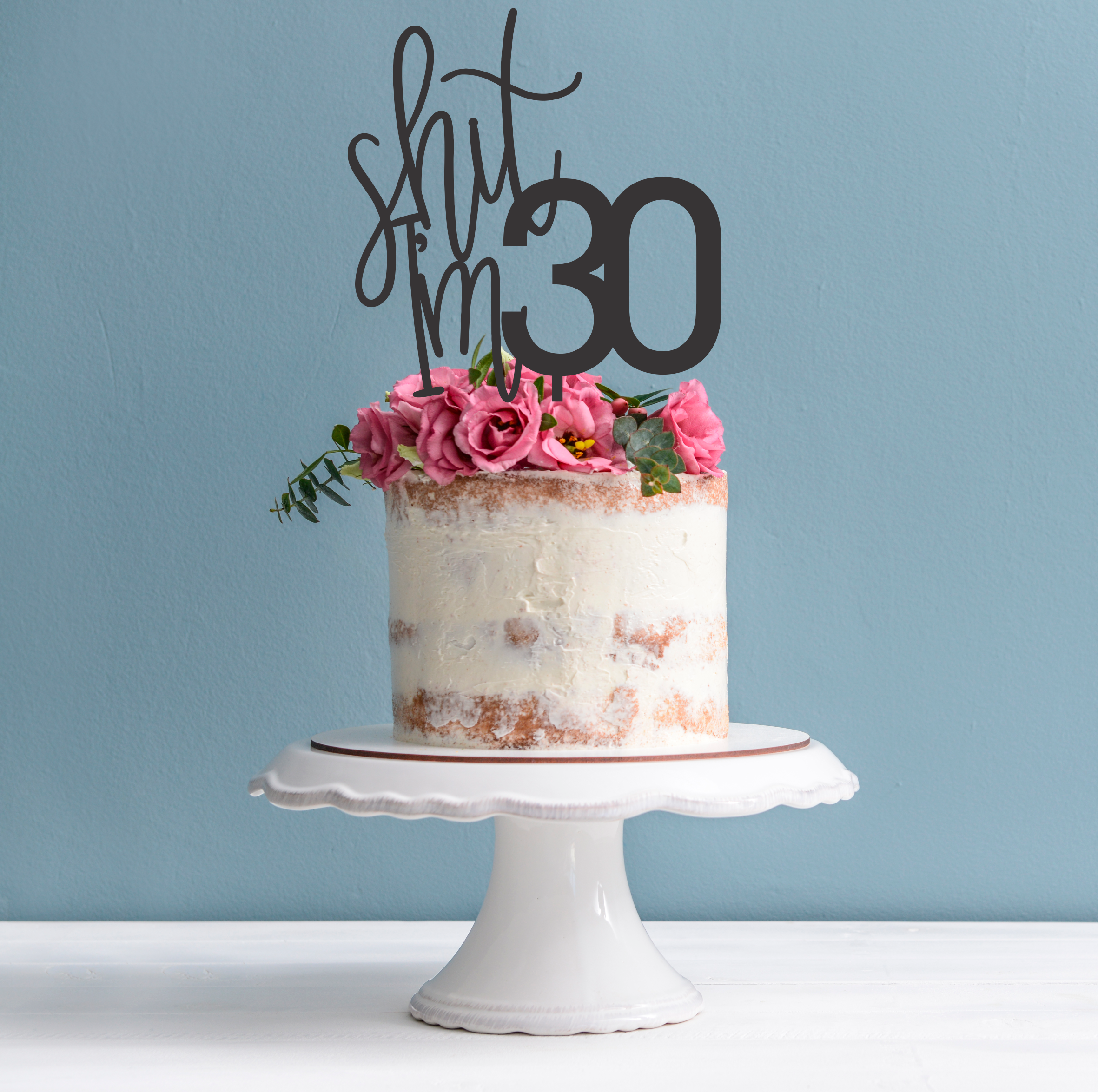 Cake Topper - Hello 50 (13cm)