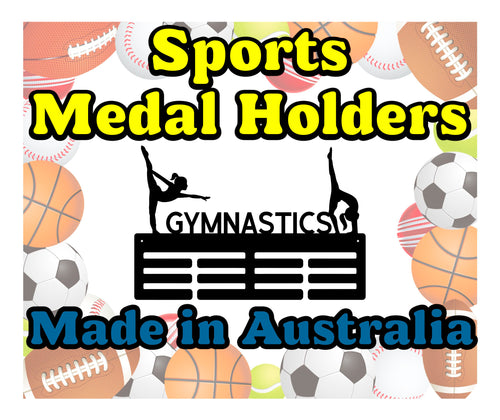 Acrylic Medal Holder - Personalised Medal Holder - Sports Medal Holder