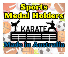 Karate Belt Holder - Personalised Medal Holder - Sports Medal Holder