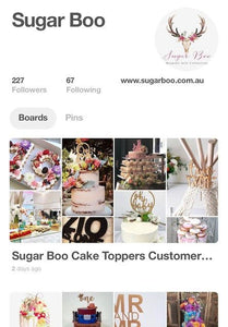 12cm 4 Number Cake Topper #4 AND - SugarBooCakeToppersNumbersSugarBooBespokeGiftsSugarBooCakeToppers