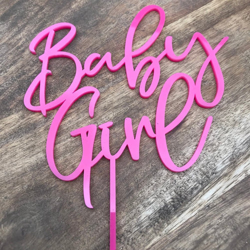 Baby Girl Cake Topper NRM - SugarBooCakeToppersBabySugarBooBespokeGiftsSugarBooCakeToppers