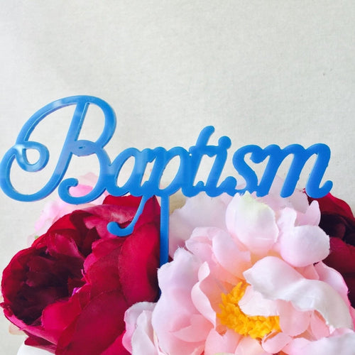 Baptism Cake Topper APH - SugarBooCakeToppersReligiousSugarBooBespokeGiftsSugarBooCakeToppers