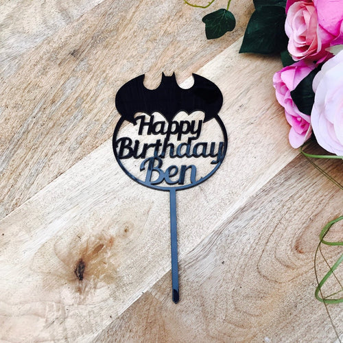 Batman Cake Topper Personalised Birthday Cake Topper Cake Decoration Superhero Batman Party Batman Personalised Cake Batman cake topper - SugarBooCakeToppersCustom BirthdaySugarBooBespokeGiftsSugarBooCakeToppers