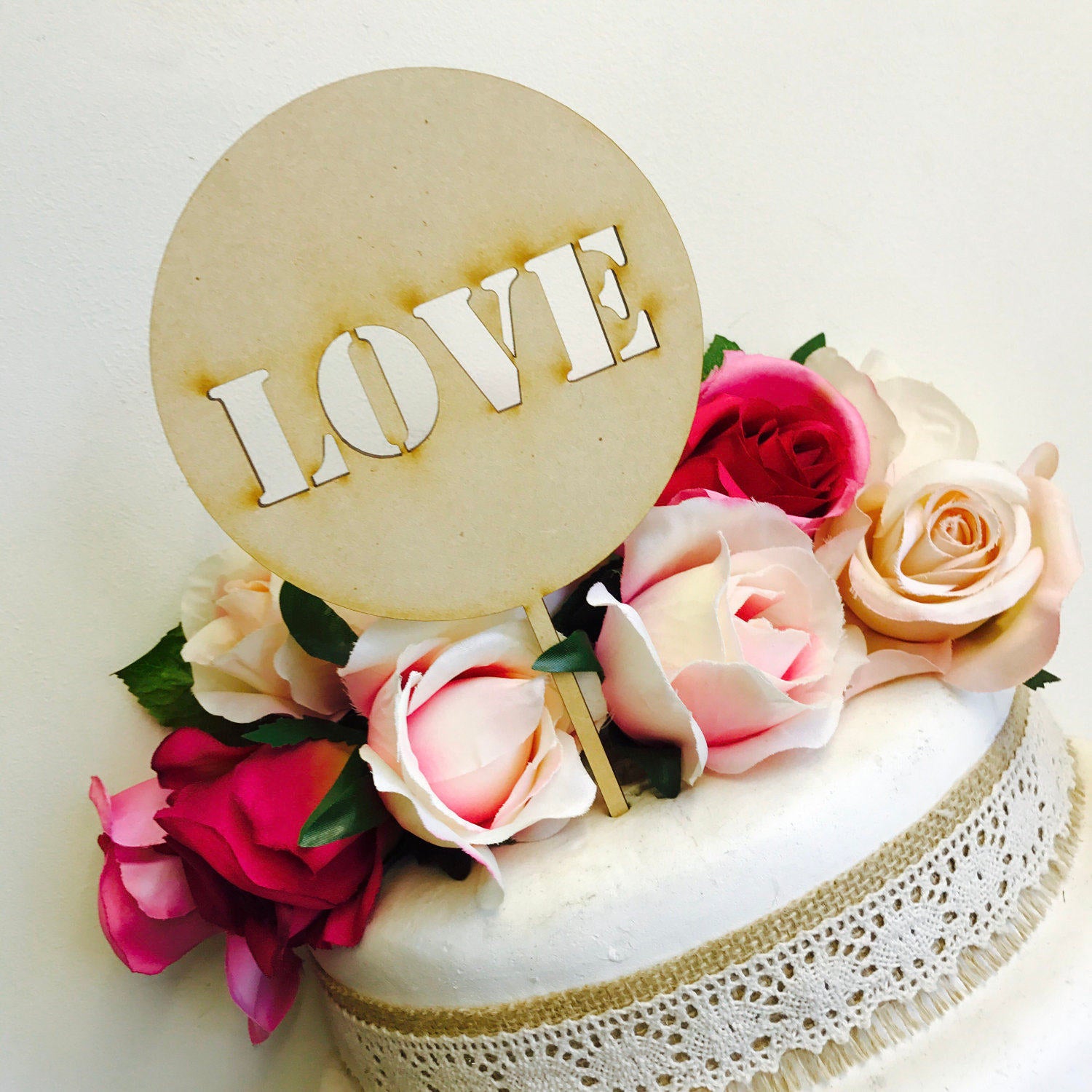 Personalised Engagement Cake Topper: Your Love Story Embodied